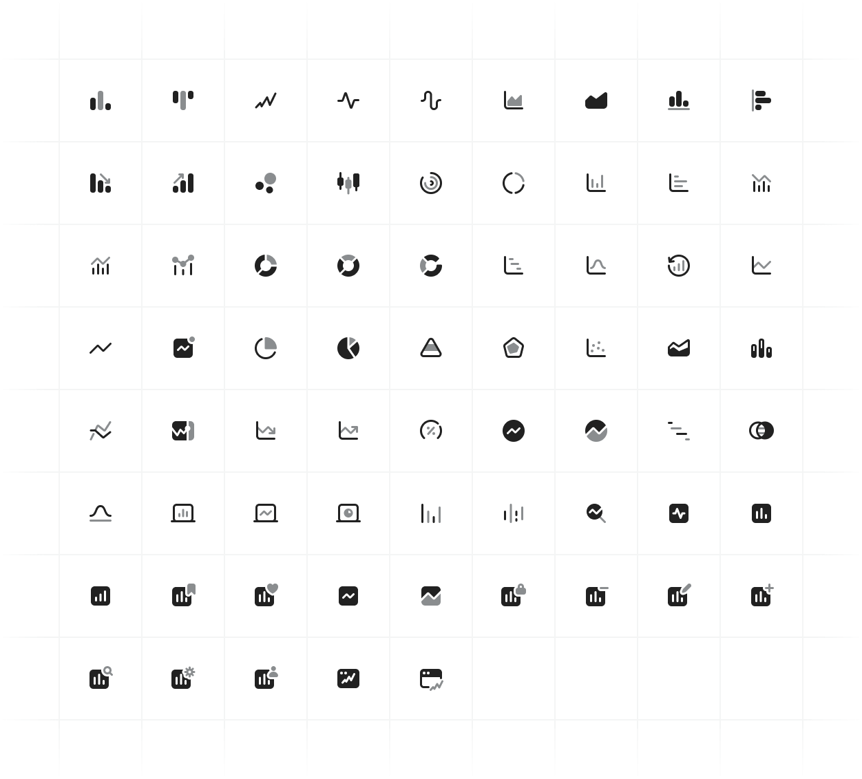 Charts Icons for UI