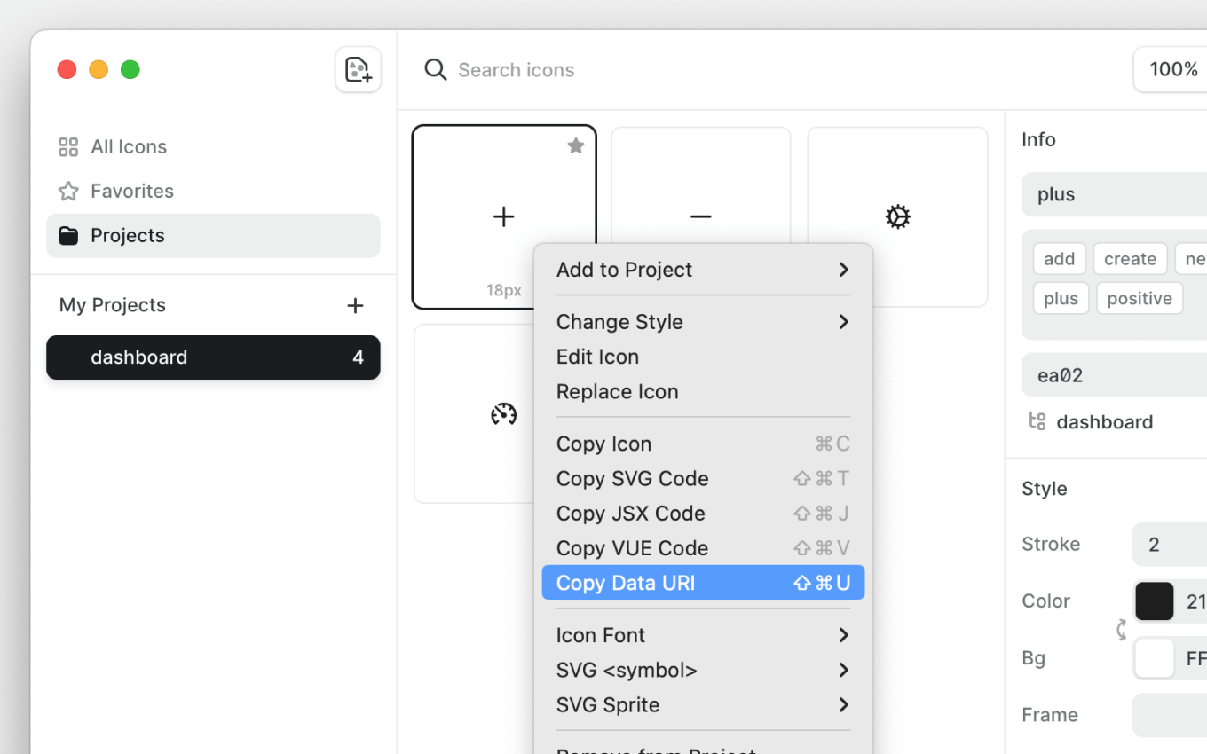 Nucleo export window