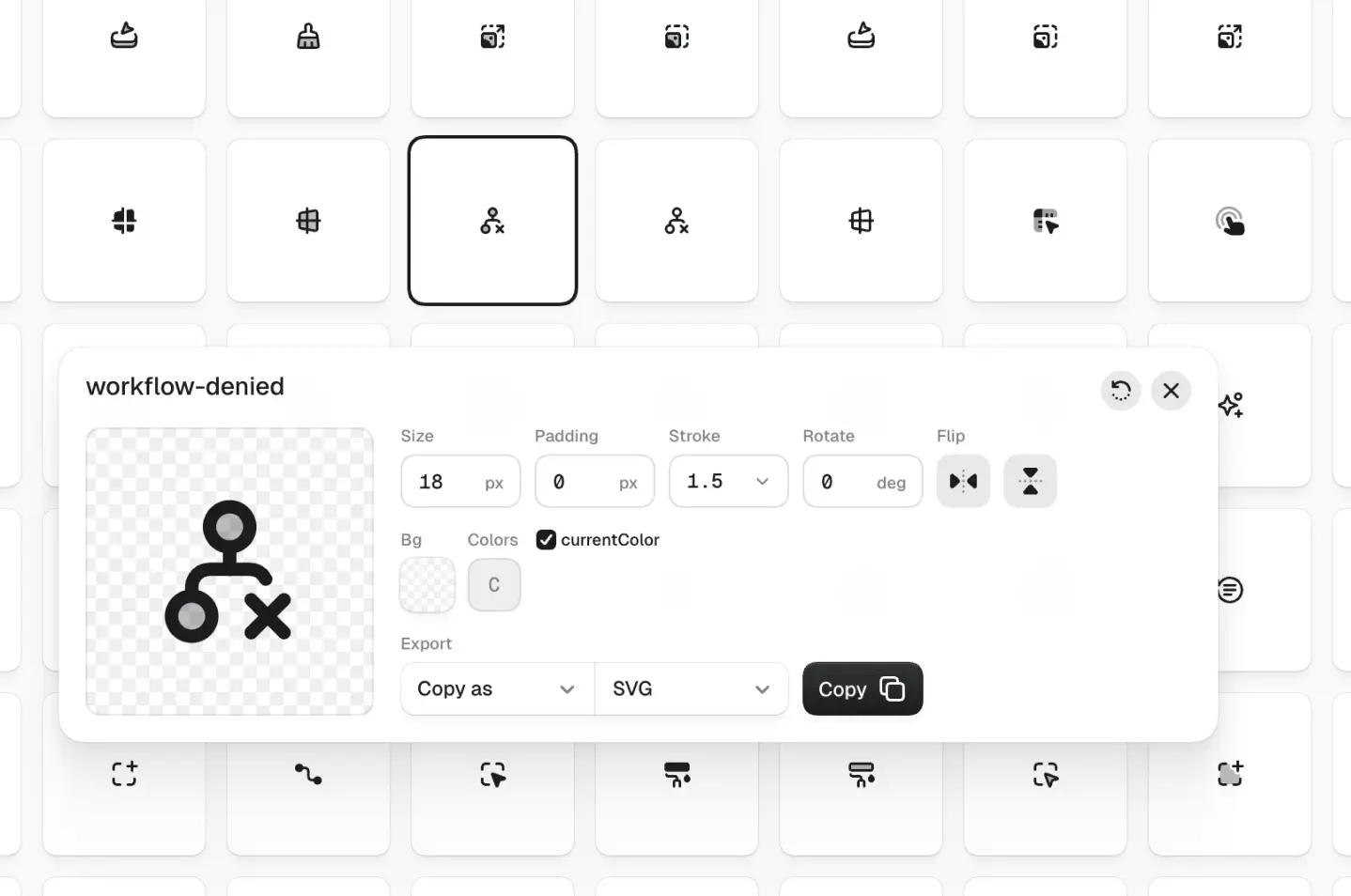 Nucleo export window