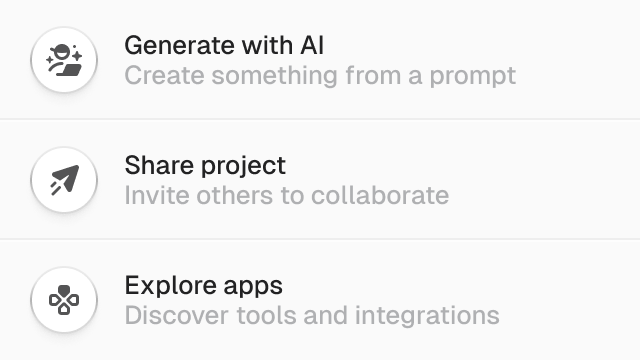 UI component featuring Nucleo icons