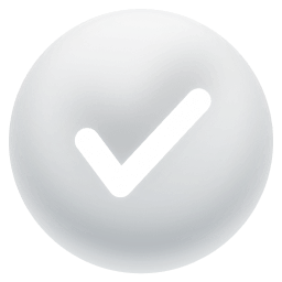 a floating checkmark decorative icon