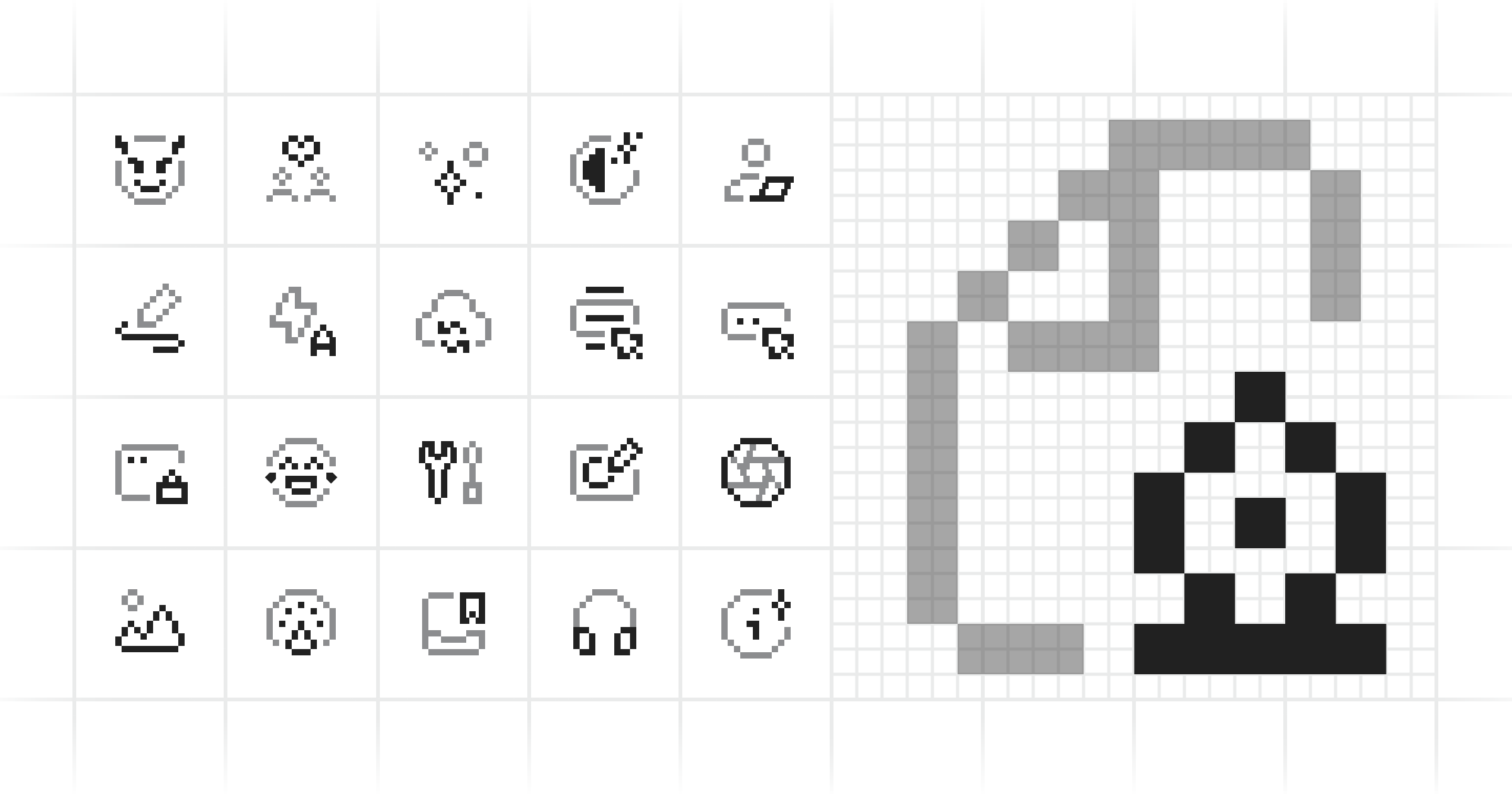 Pixel Icons – 2,500+ Pixel-Perfect SVG Icons for UI & App Design