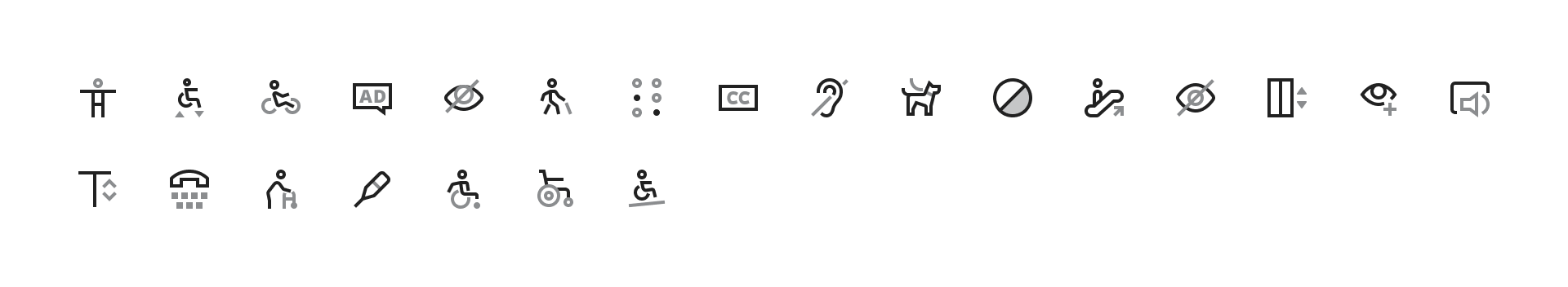 Accessibility Icons