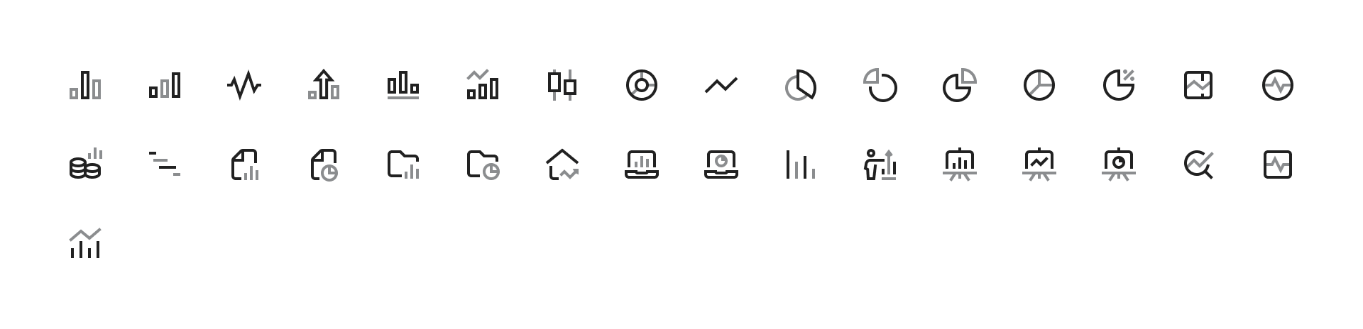 Charts Icons