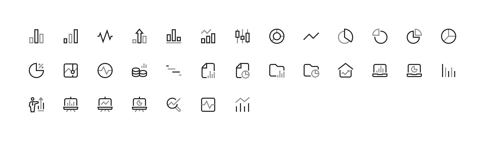 Charts Icons