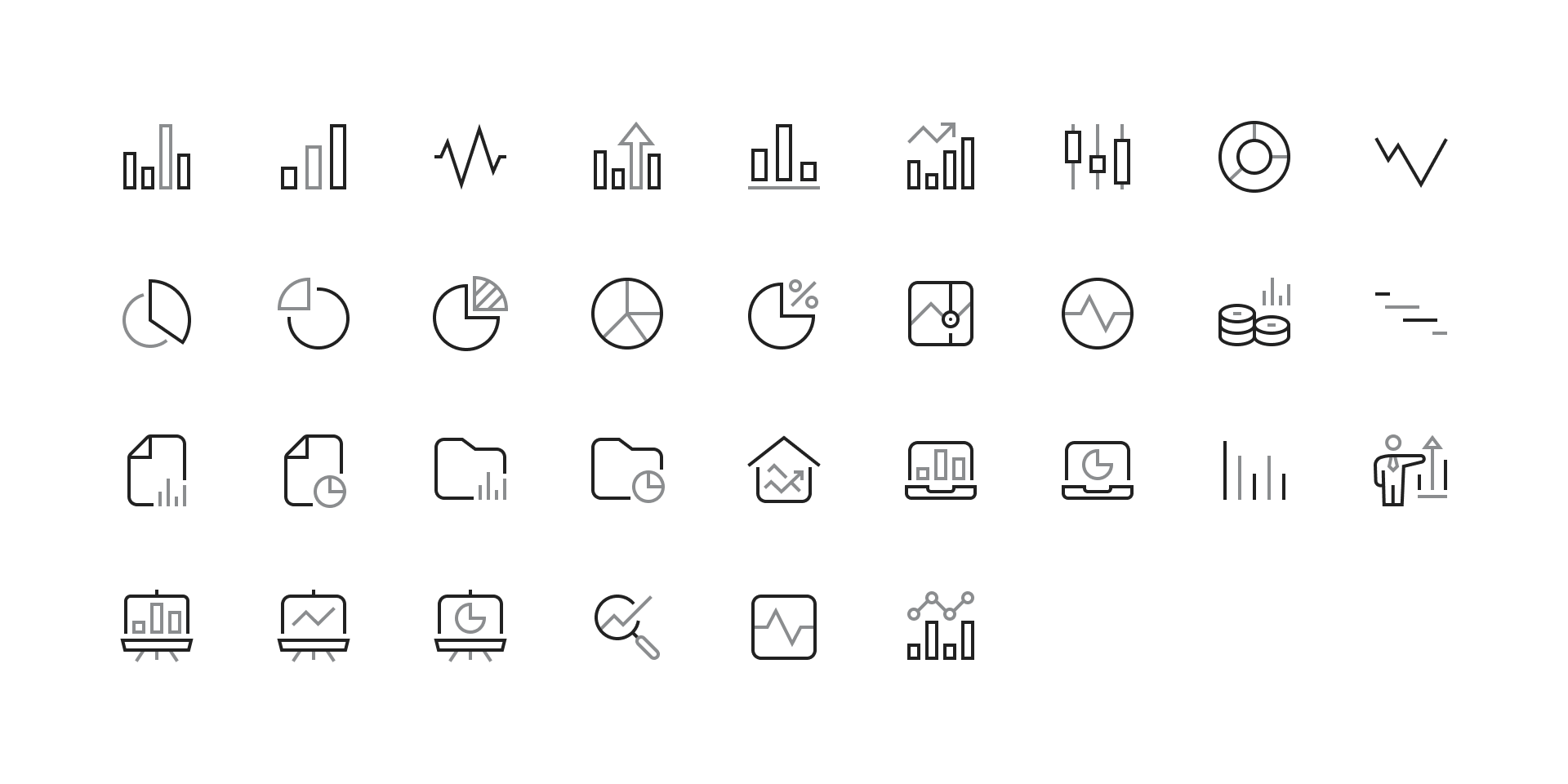 Charts Icons