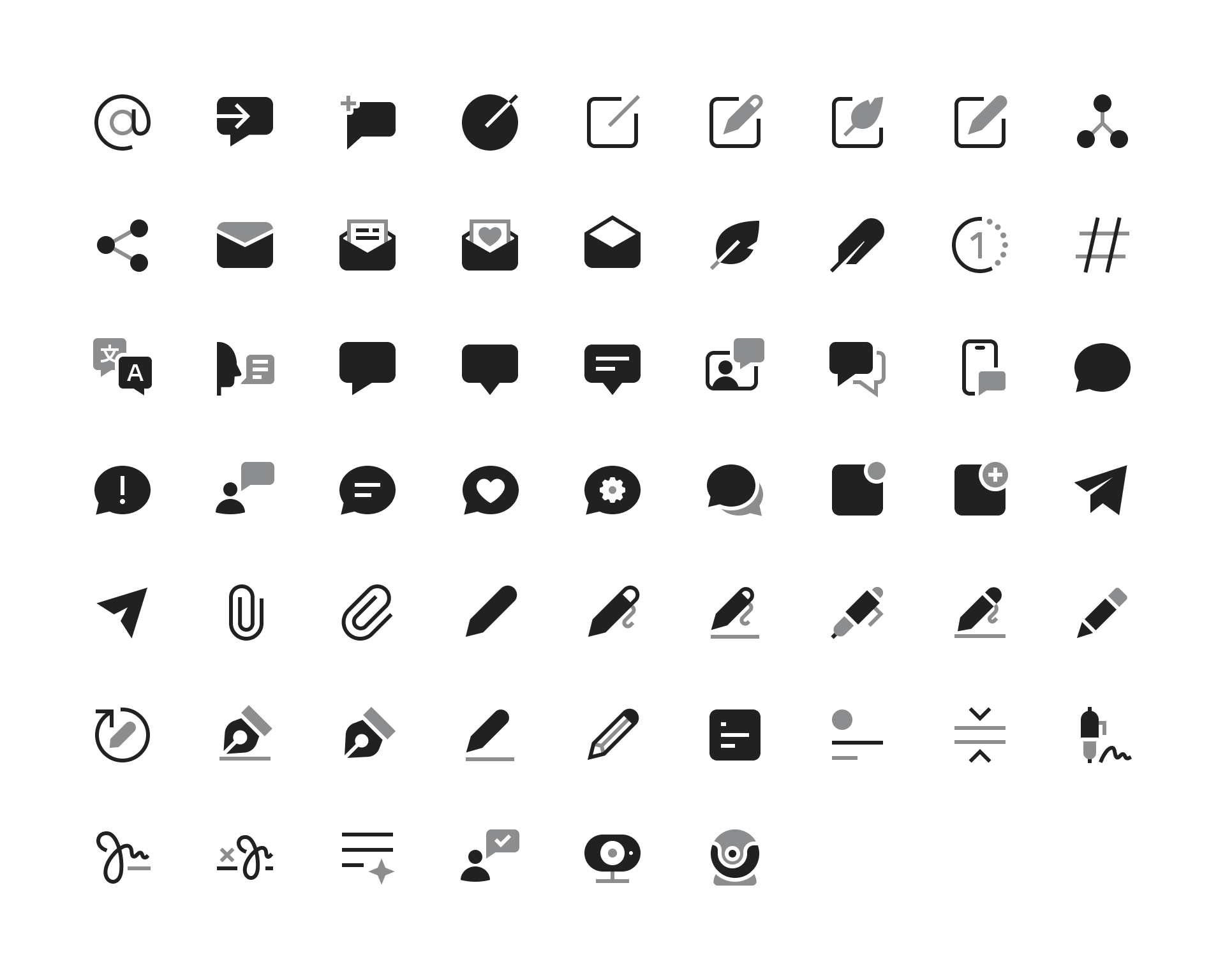 Charts Icons