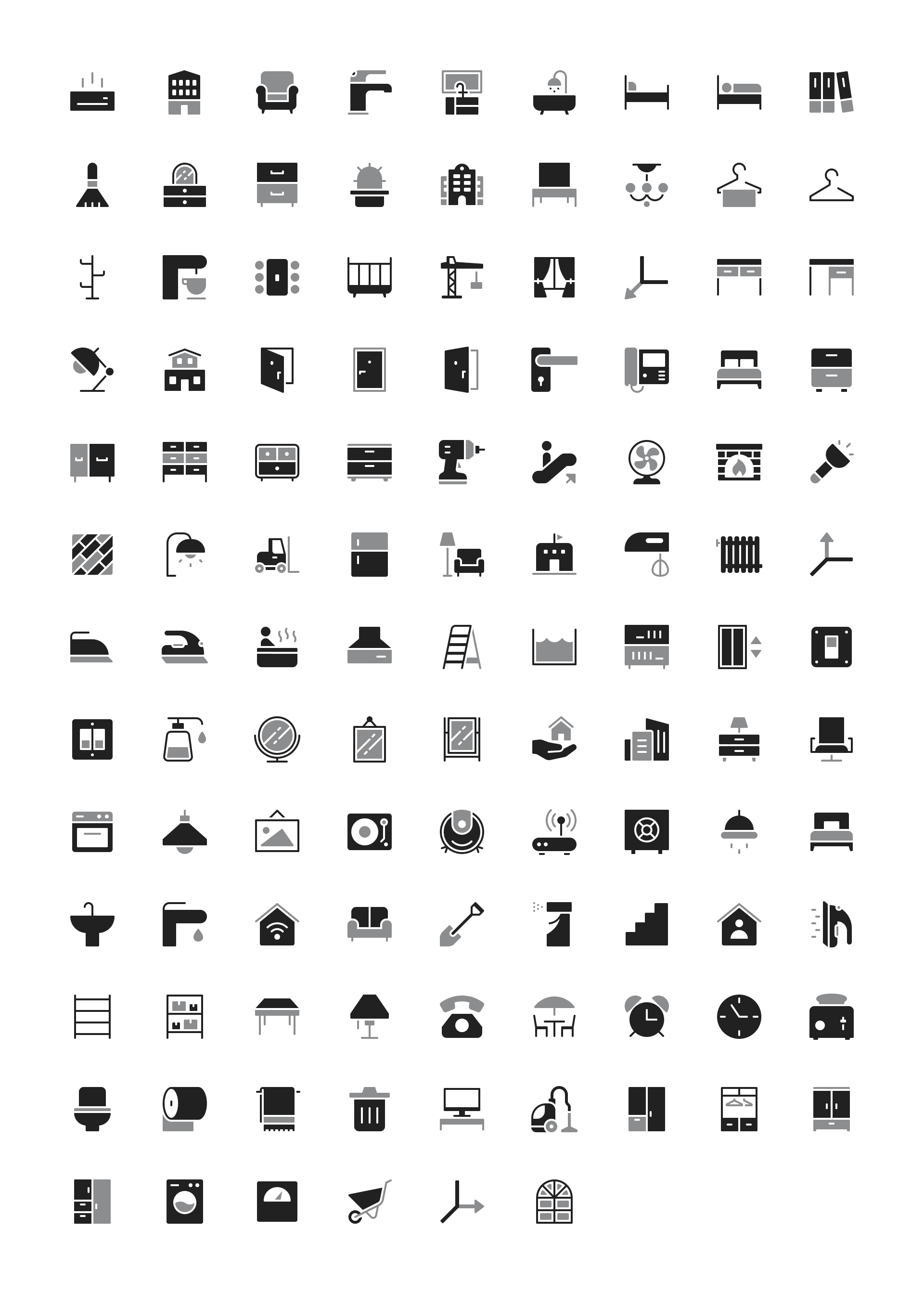 Home and Buildings Icons