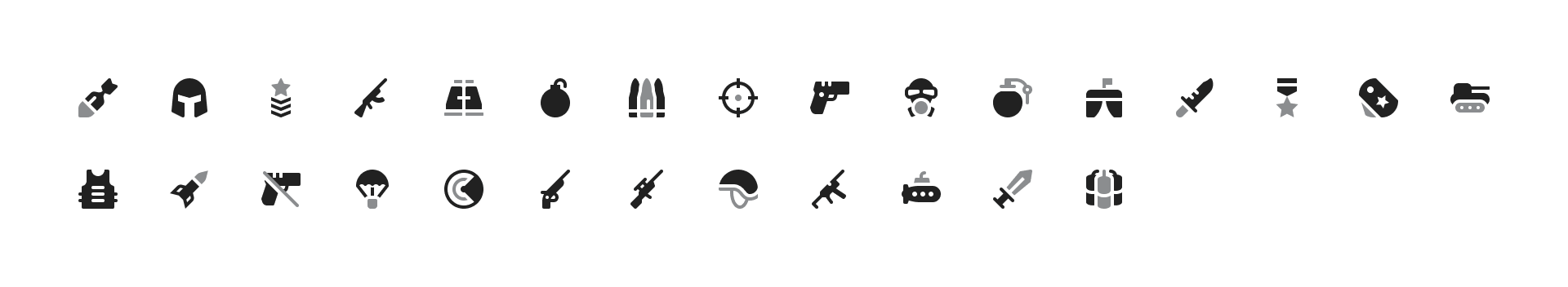 Military and War Icons
