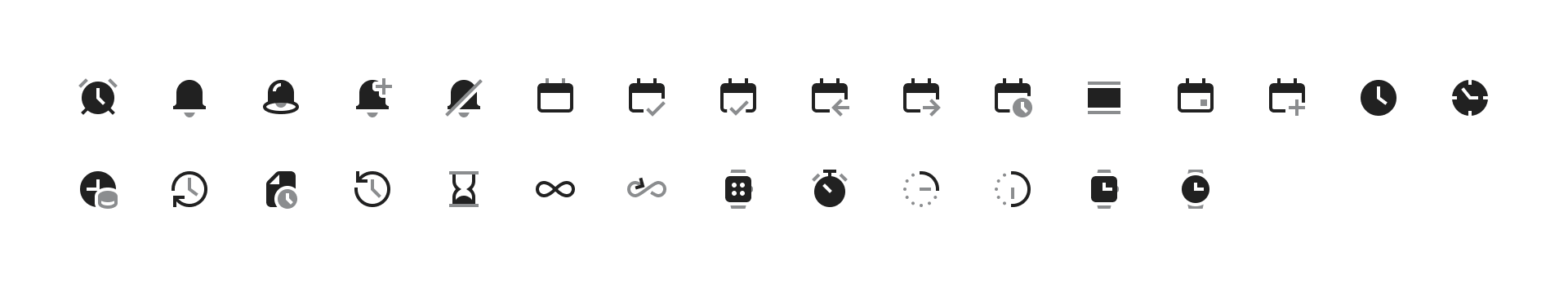 Time Icons