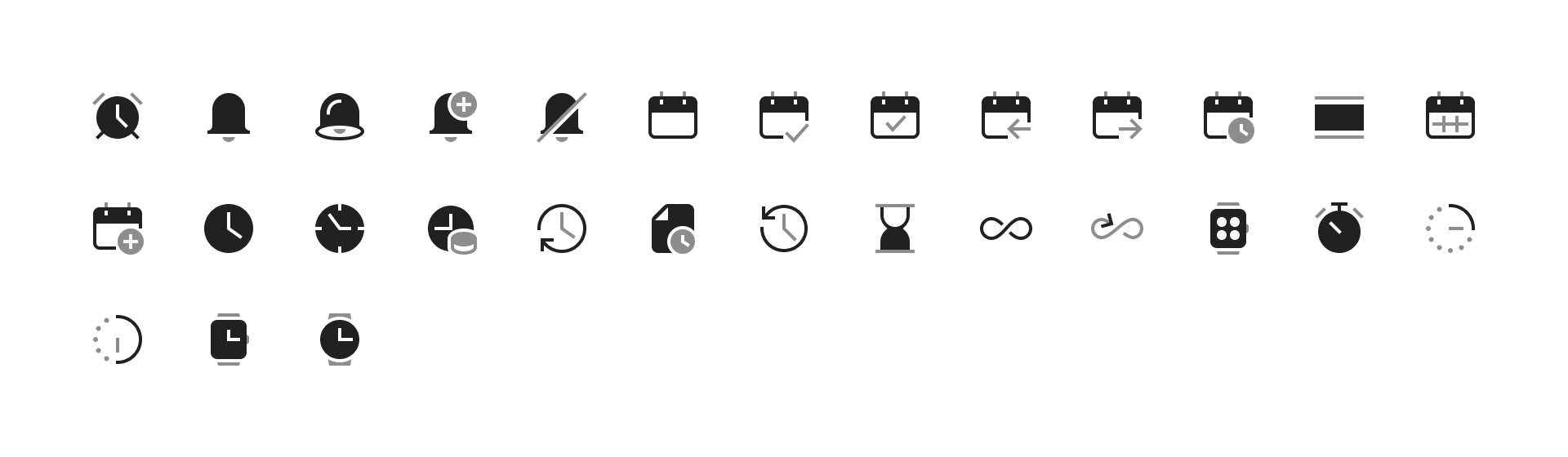 Time Icons