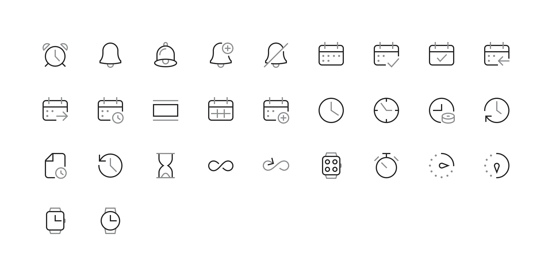Time Icons