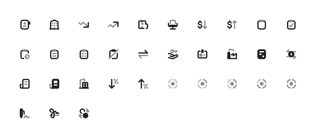 Business/Finance icons