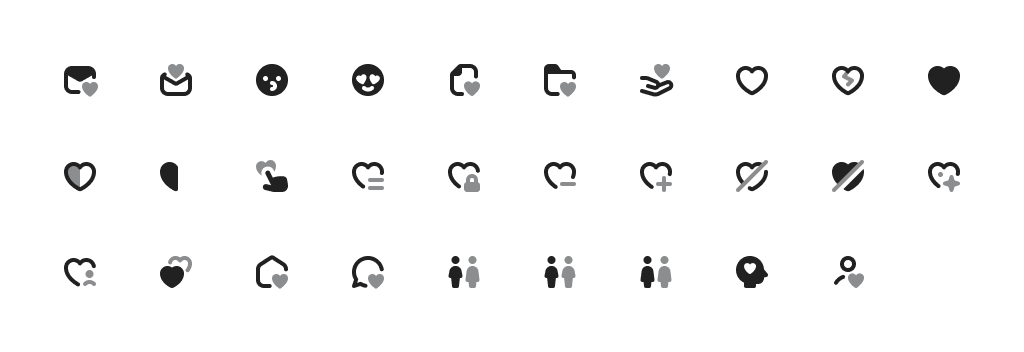 Love and Romance icons