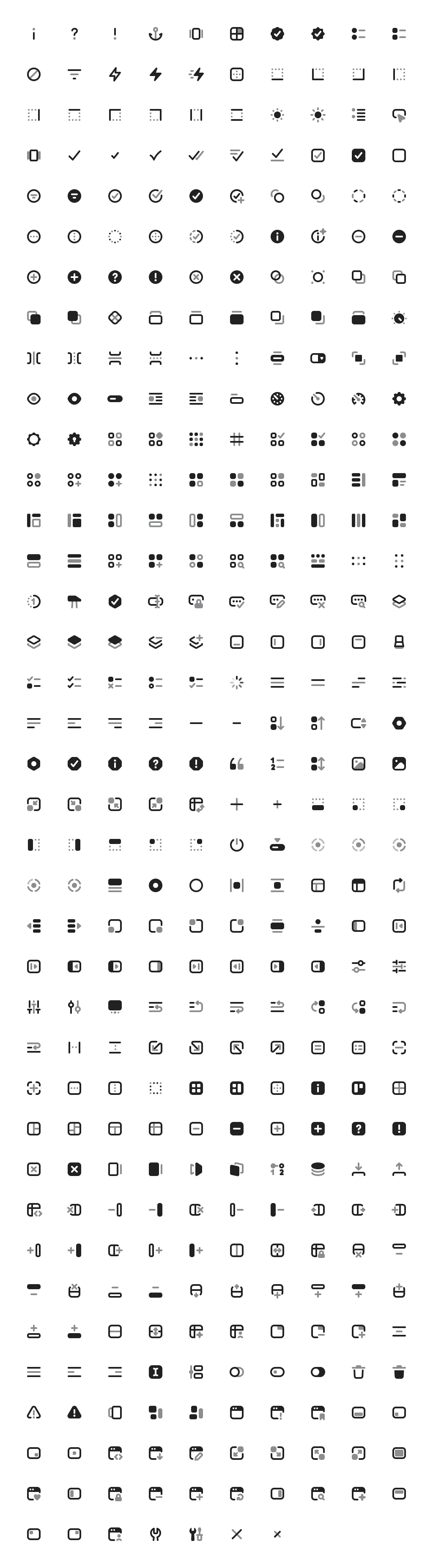 User Interface icons