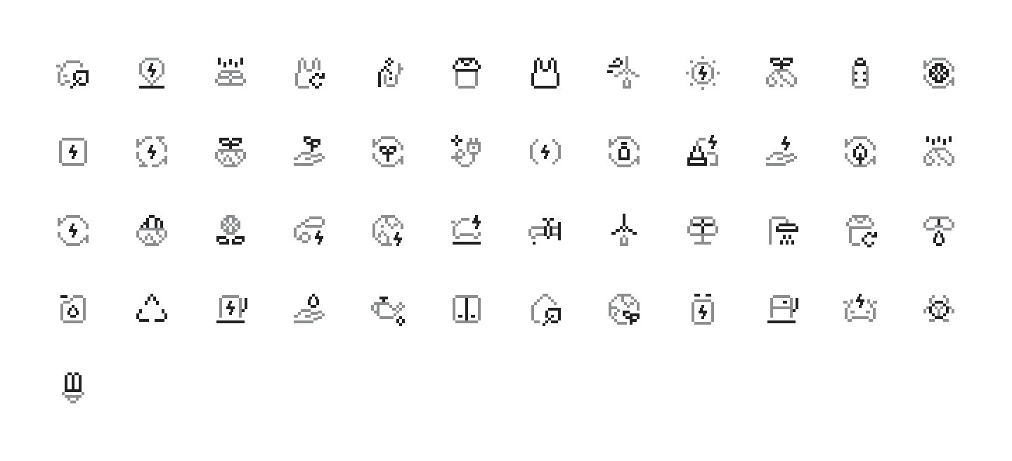 Energy and Environment icons