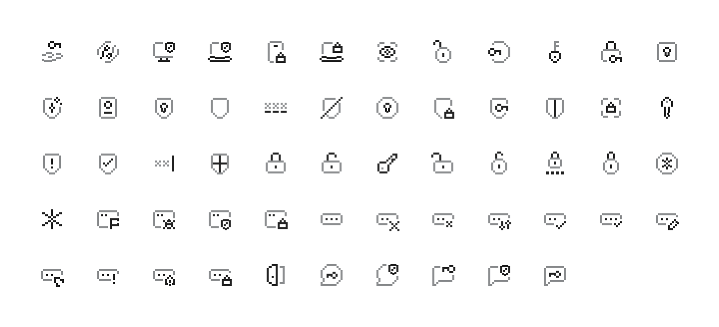 Security icons