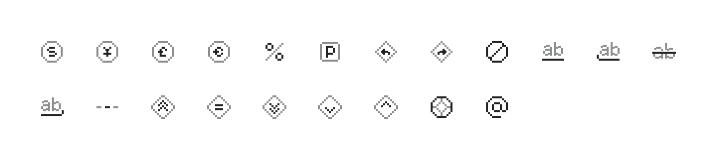 Signs/Symbols icons