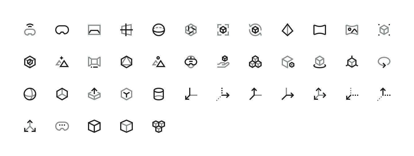 AR/VR icons