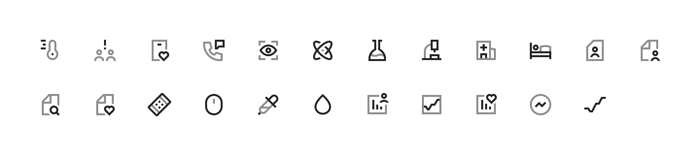 Healthcare and Medical icons