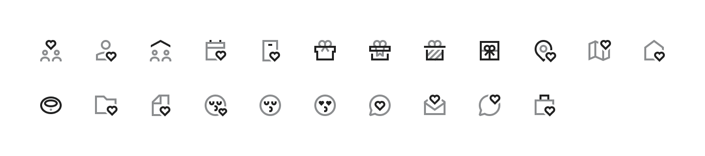 Love/Romance icons