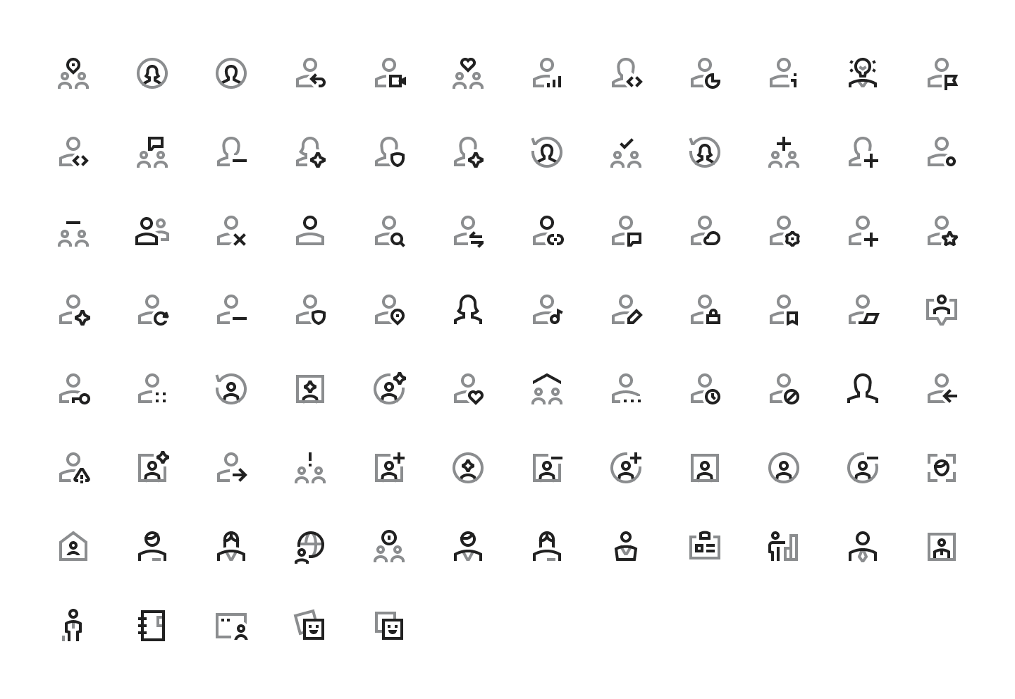 Users icons