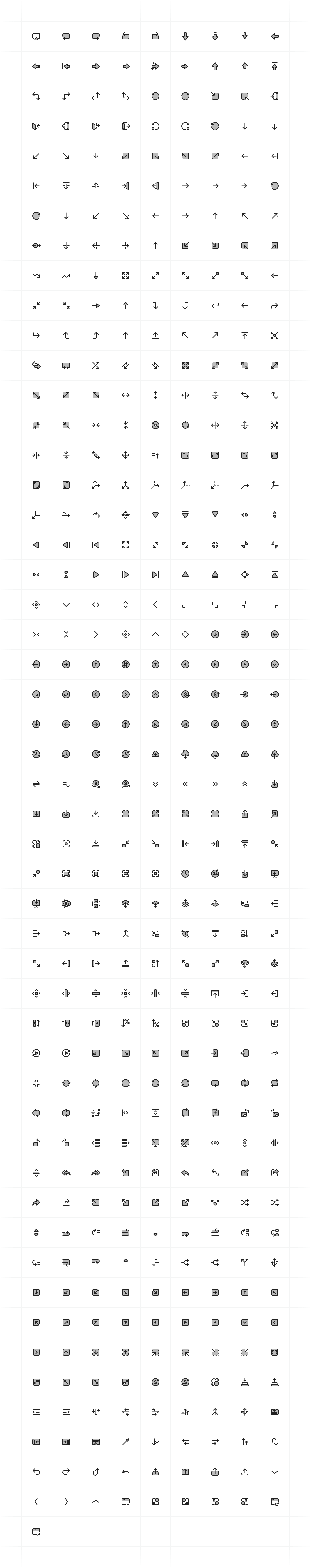 Arrows Icons for UI