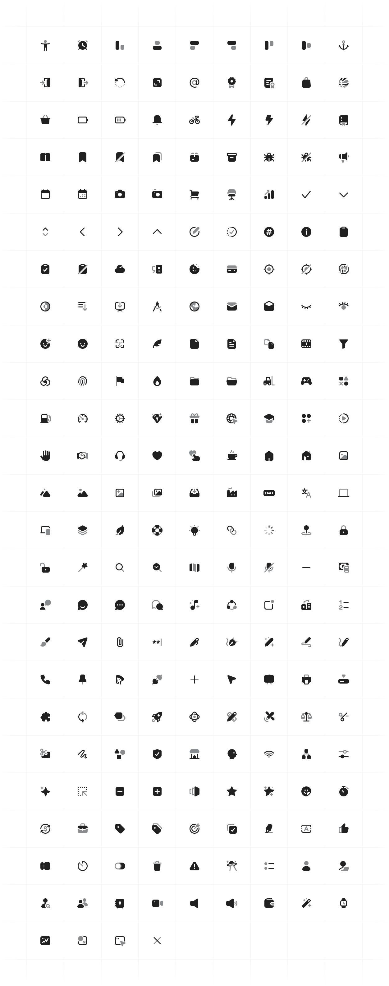 Nucleo Free Filled Icons