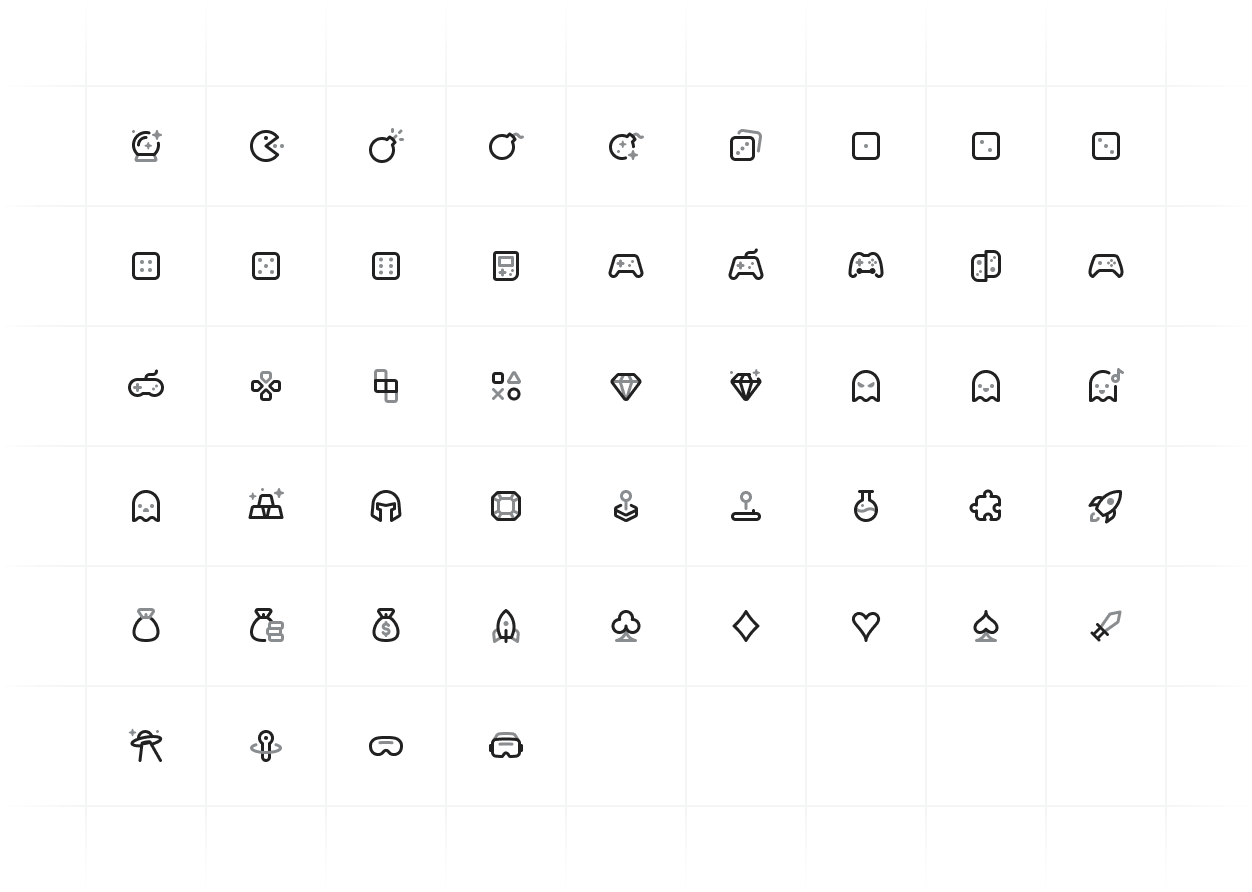 Gaming Icons for UI