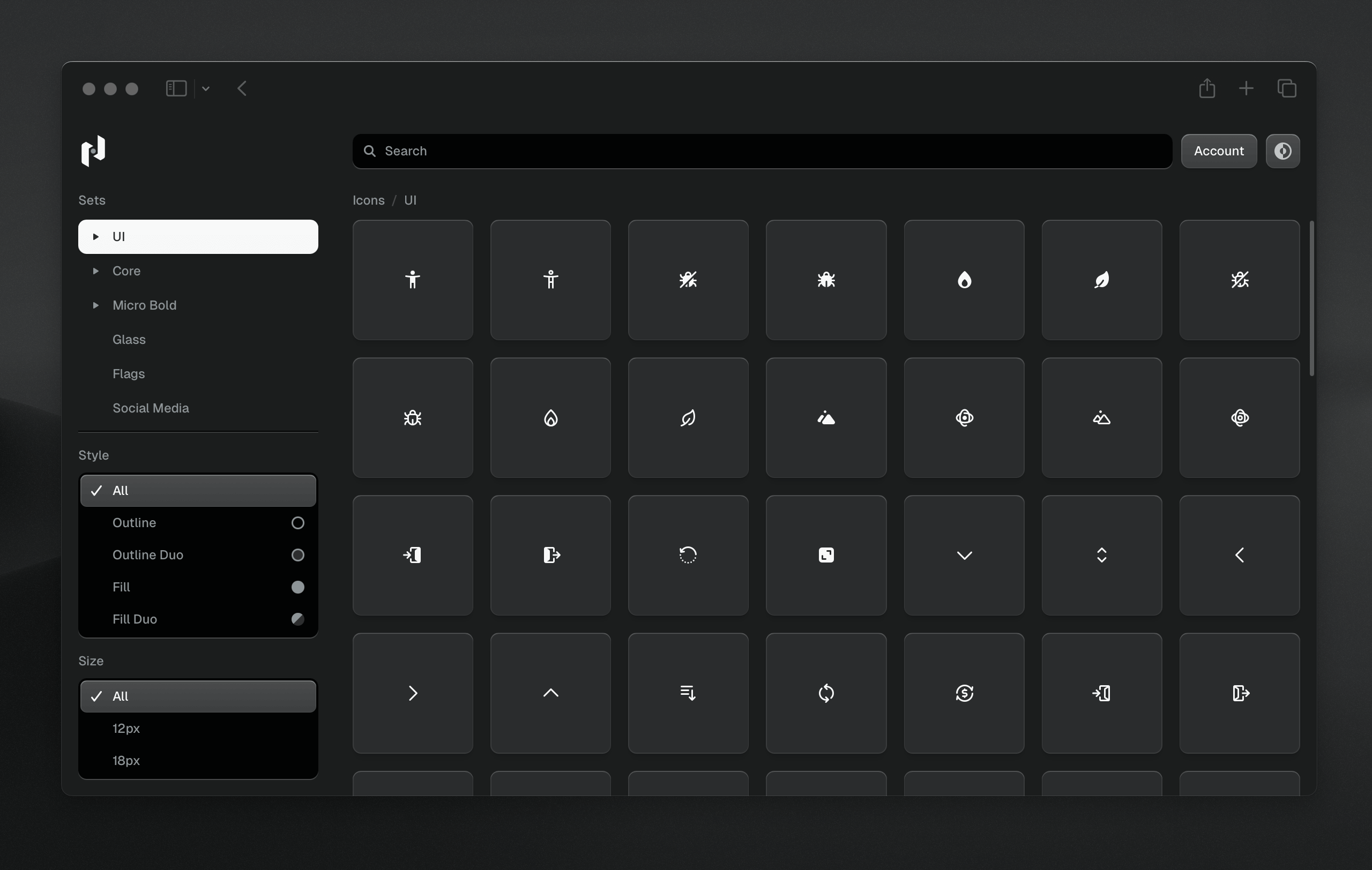 A preview of Nucleo web app