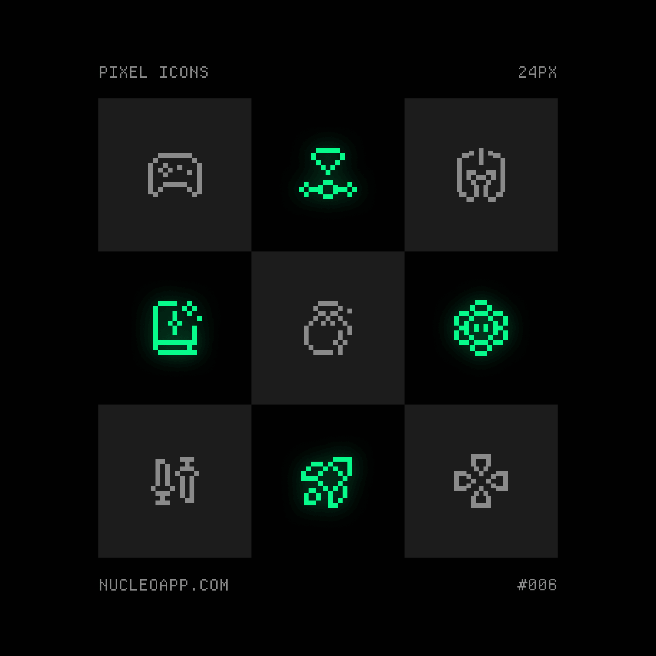 Nucleo Pixel Icons preview