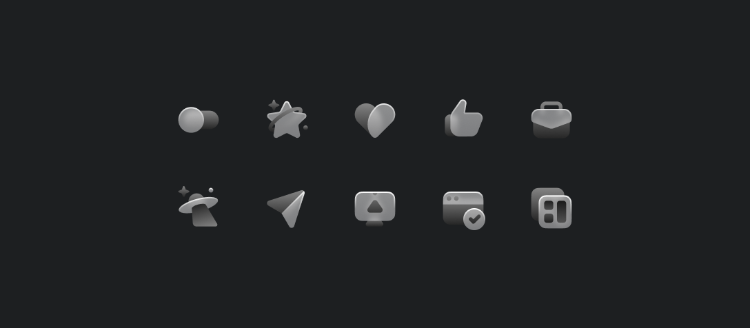 150+ Free Glass Icons →